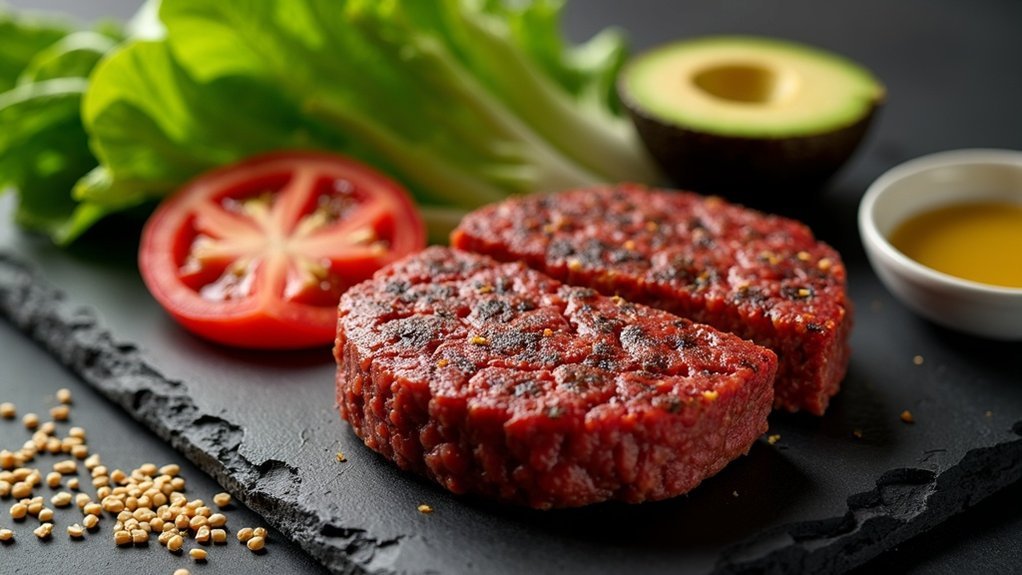 beyond burger nutritional table