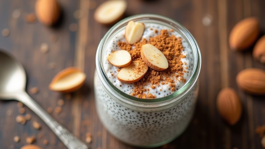 chia puding s bademima