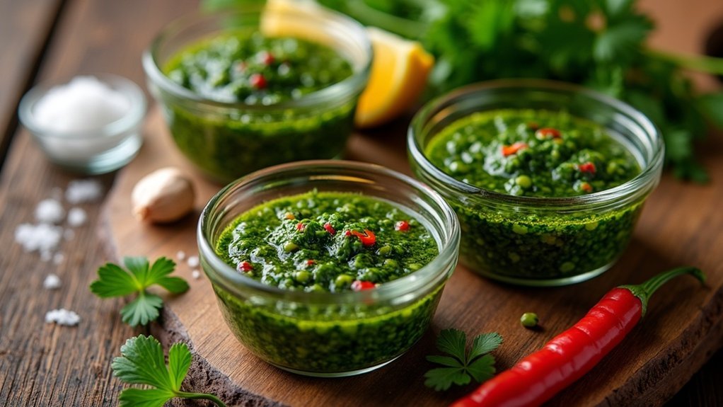 tablica nutritivnih vrijednosti chimichurrija