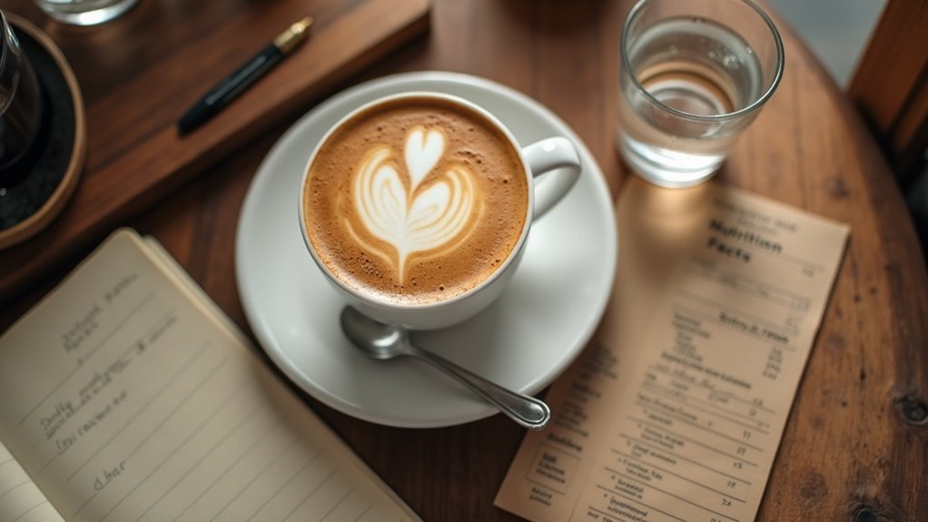 costa cappuccino vrijednosti prehrambenih sastojaka