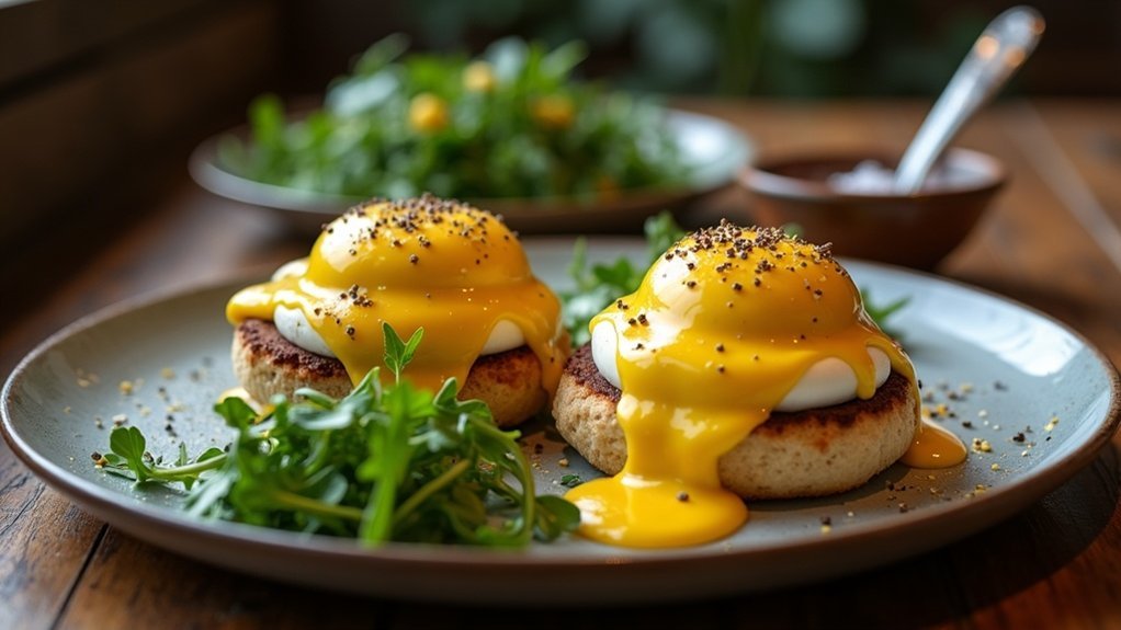 eggs benedict nutricionalna tablica