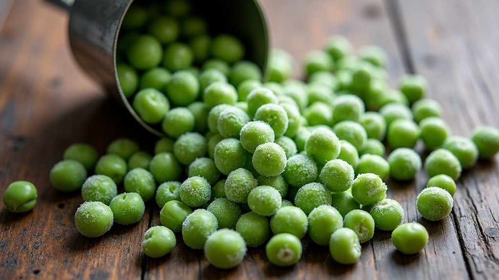 zamrznuti gra&scaron;ak kalorije nutritivne vrijednosti