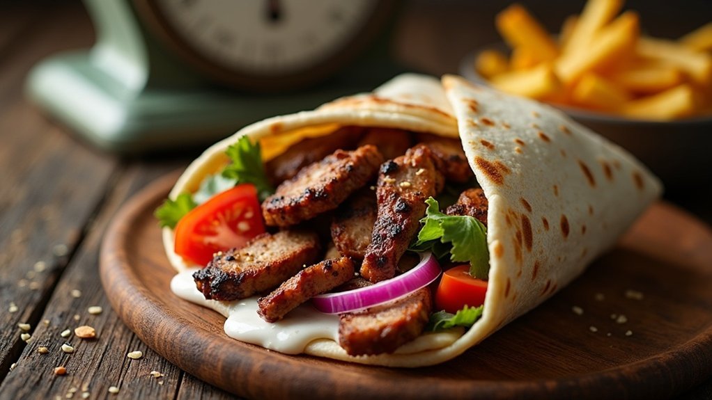 gyro kalorije tablica nutritivnih vrijednosti