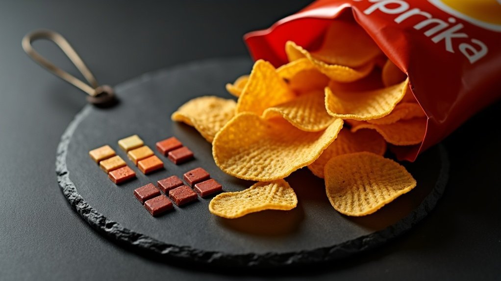 staviti s tablicom kalorija od paprike