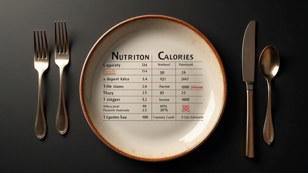 ledo quattro calorie table