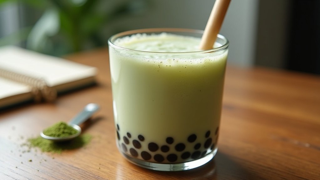 tablica kalorija matcha bubble tea