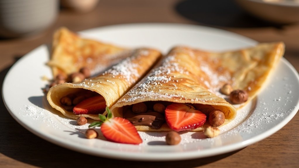 tablica kalorija za Nutella palačinke