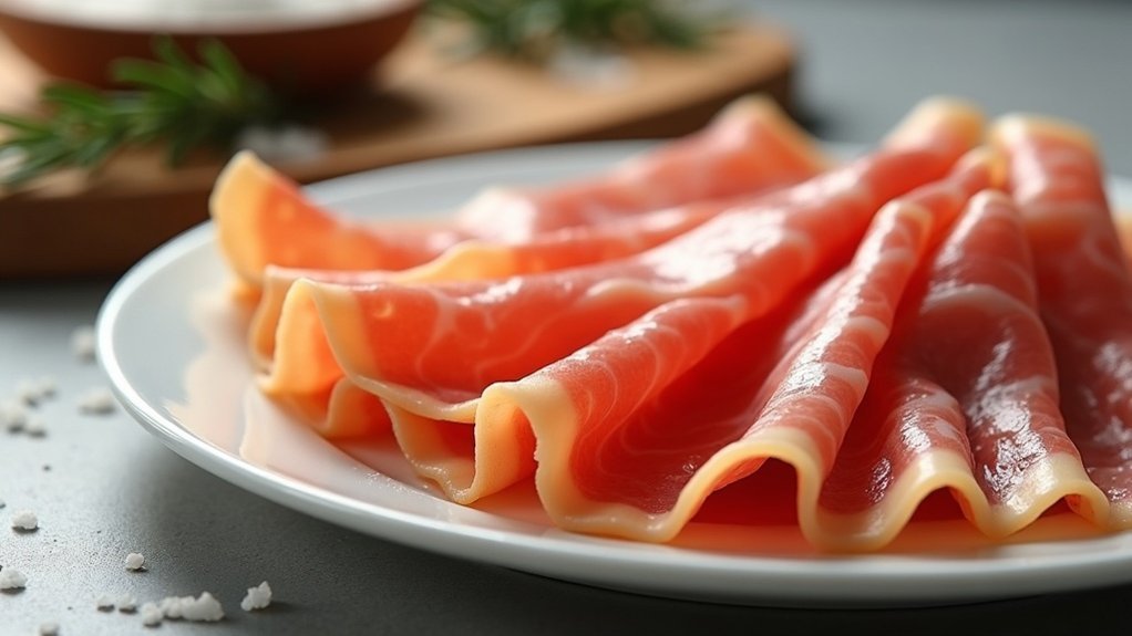 prosciutto nutritivna kalorijska tablica