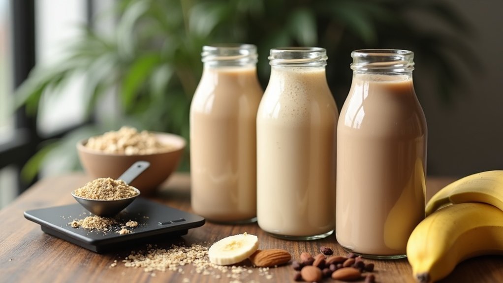 proteinski shake kalorijska nutritivna tablica