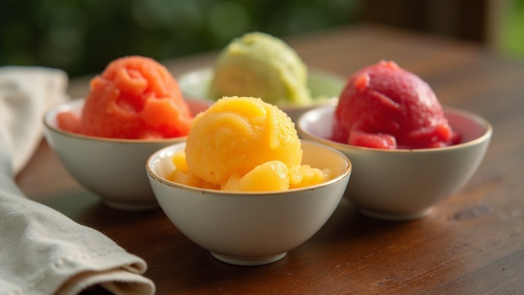 sorbet kalorije nutritivna tablica