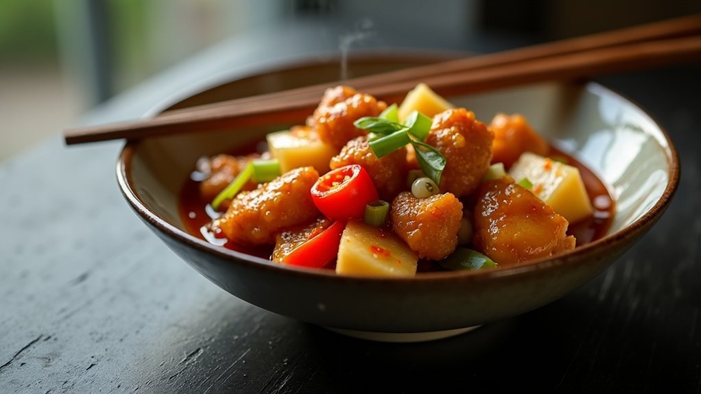 slatko-kisela piletina kalorije