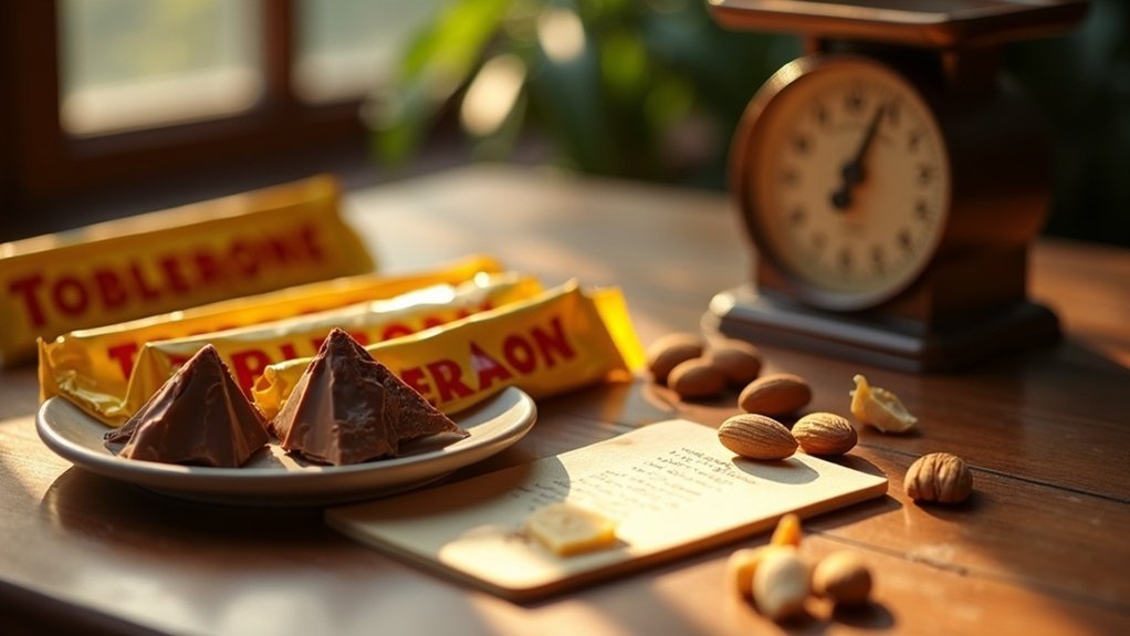 tabela nutritivnih vrijednosti i kalorija Toblerone